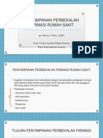 Penyimpanan Perbekalan Farmasi Rumah Sakit