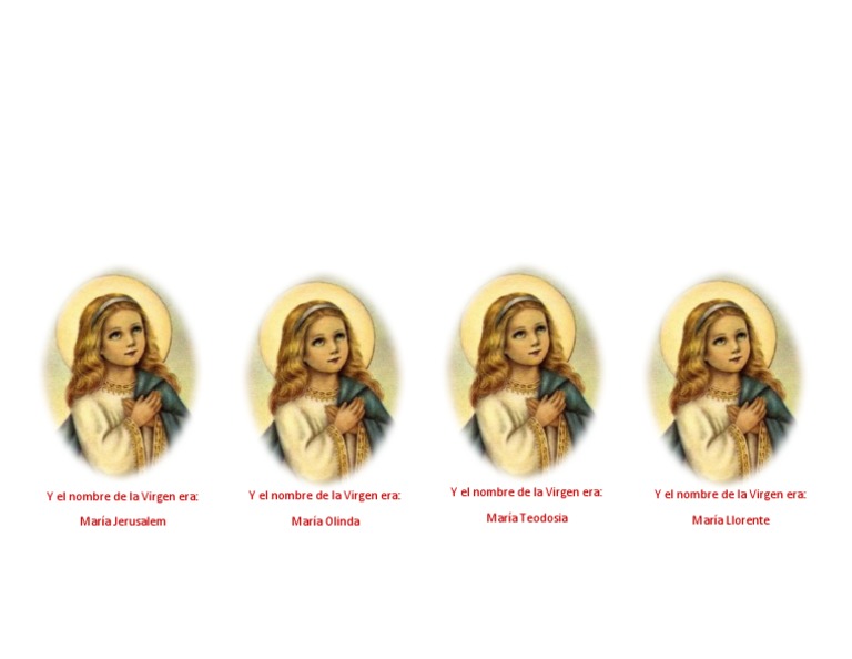Nombres de la Virgen María | PDF