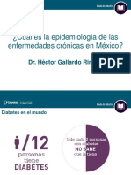 ¿Cuál Es La Epidemiología de Las Enfermedades Crónicas en México