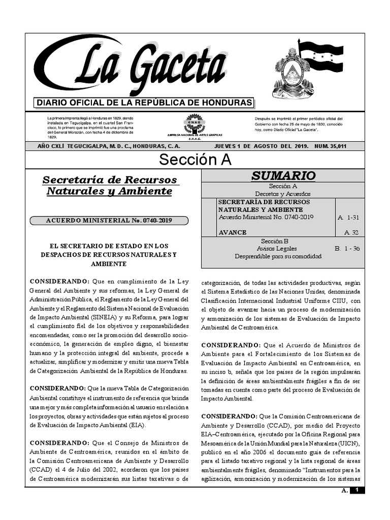 tabla-de-categorizacion-ambiental-en-honduras-pdf