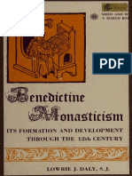 Benedictine Monasticism: Its Formation and Development Through The 12th Century