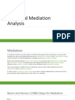 Statistical Mediation Analysis