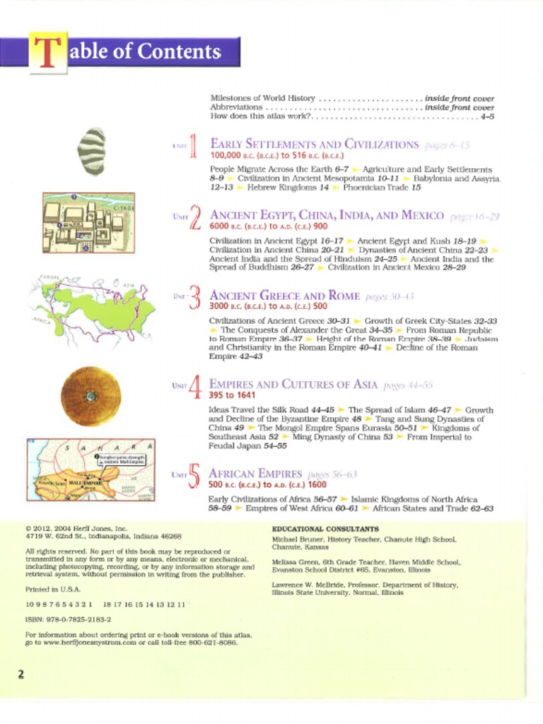 Nystrom Atlas of World History | PDF