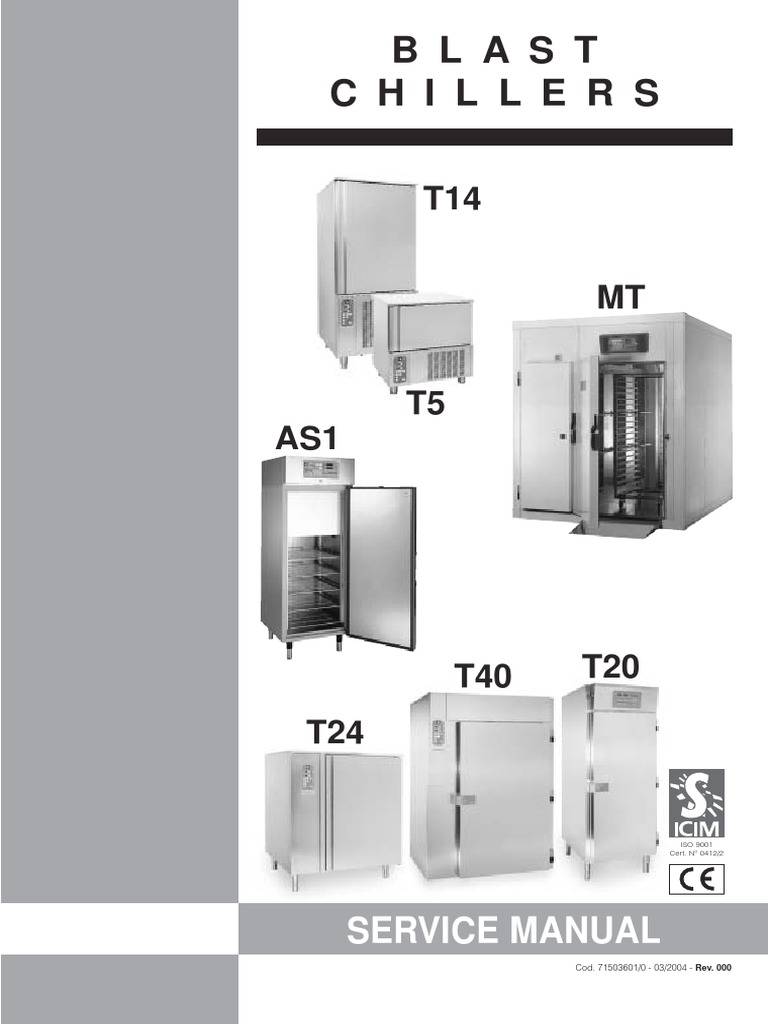Blast Chiller Service Manual | PDF | Technology &amp; Engineering