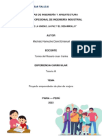 15, Proyecto Emprendedor de Tutoria Iii