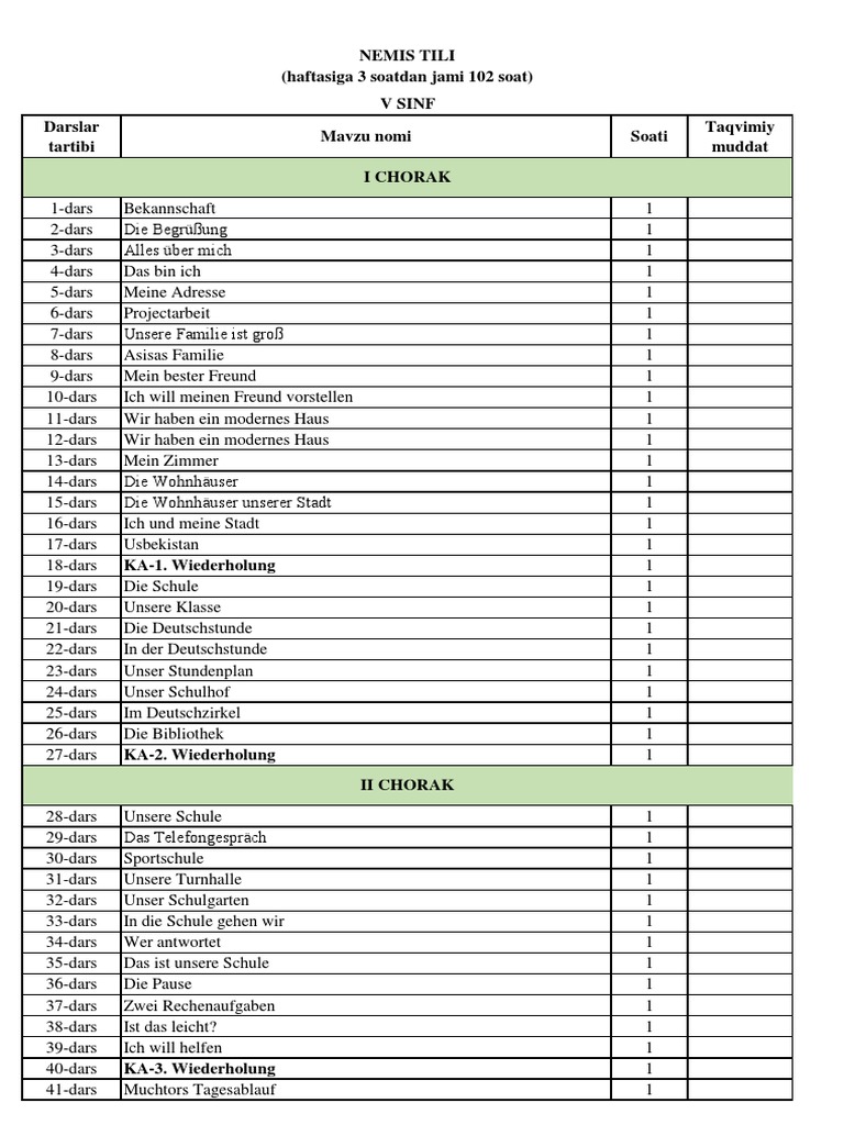 5SINF Nemis Tili PDF