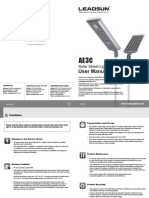 User Manual: Solar Street Light