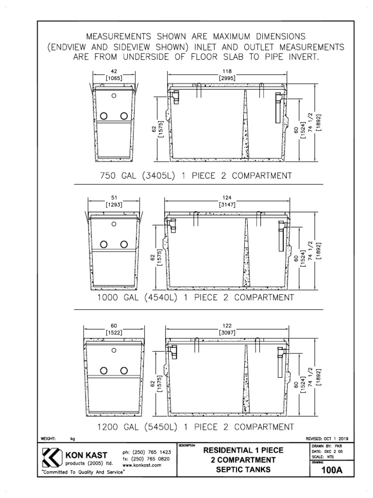Septic Tanks Complete Catalogue | PDF