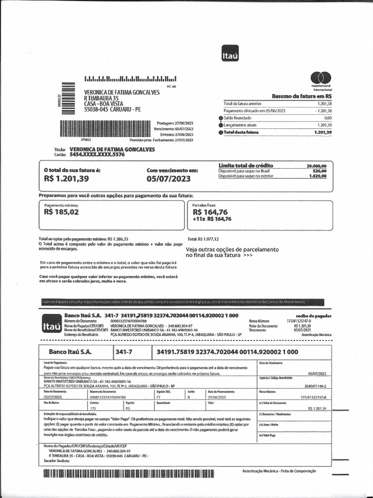 Comprovante resid ncia pdf