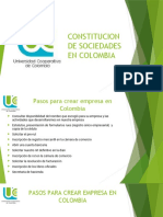 Constitucion de Sociedades en Colombia