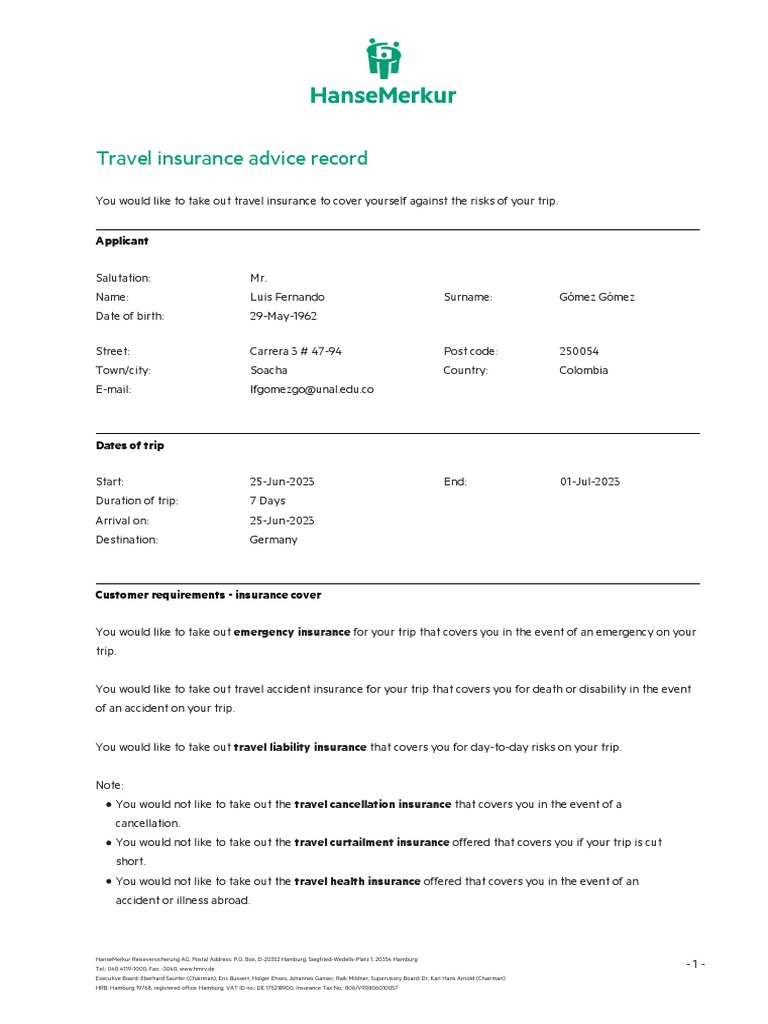 Advice Record PDF