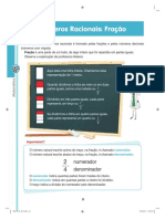 Números Racionais: Fração: Numerador Denominador