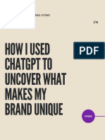 Branding - LI Carousel - How I Used ChatGPT To Uncover What Makes My Brand Unique