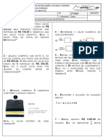 Matematica Diagnostica 9 Ano