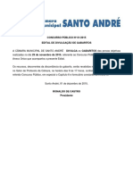 Santo Andre 2015 Gabarito