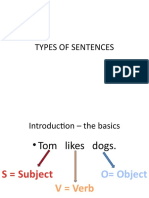 Types of Sentences Full 1