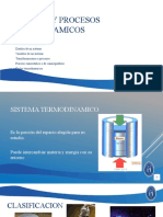 Sis - Termodinamicos. Procesos Termodinámicos