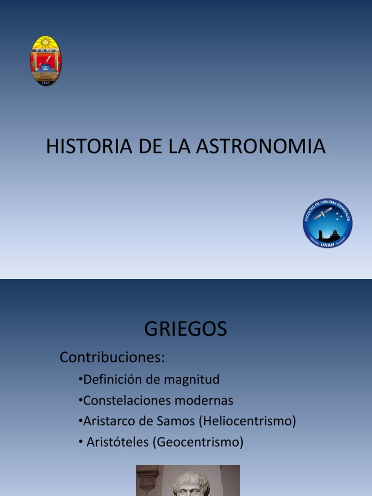 Historia de La Astronomia | PDF | Ciencia y matemáticas