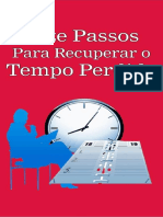 Ebook 12 Passos para Recuperar o Tempo Perdido Já Neste 2º Semestre