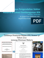 Pengendalian Vektor Malaria Di Lokasi Pembangunan IKN