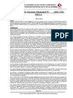 RGM - Aprobacion de Pac 2021 - Octava Modificación Novena Versión