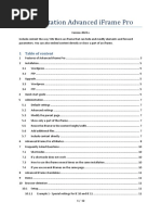 Documentation Advanced Iframe Pro