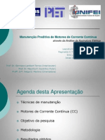 Manutenção Preditiva de Motores de Corrente Contínua Através Da Análise Da Assinatura Elétrica