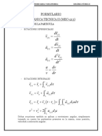 Formulario Mecanica Tecnica Ii (Mec-213)