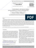 Integration of Electrokinetics and Chemical Oxidation for the Remediation of Creosote-contaminated Clay