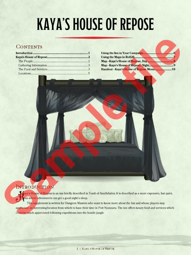 Kaya House of Repose PDF