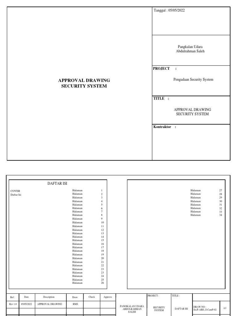 Security System Design Approval Document | PDF