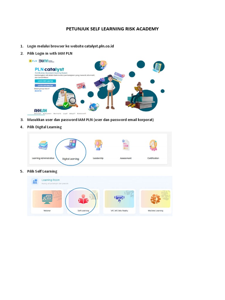 Petunjuk Self Learning Risk Academy2-1 | PDF | Karier & Perkembangan