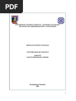 Módulos III COSTOS ESTANDAR