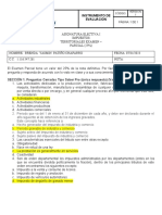 Primer Examen Parcial de Electiva I Virtual Del 31 de Julio de 2023