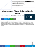 5 Controlador PI Por Asignación de Polos