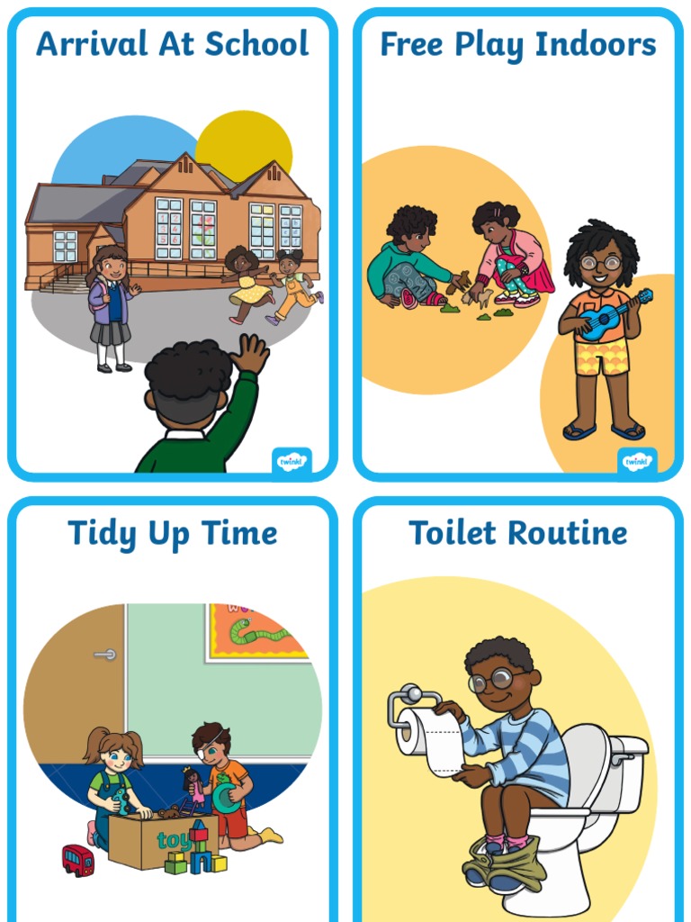 Daily-routine for-preschool | PDF