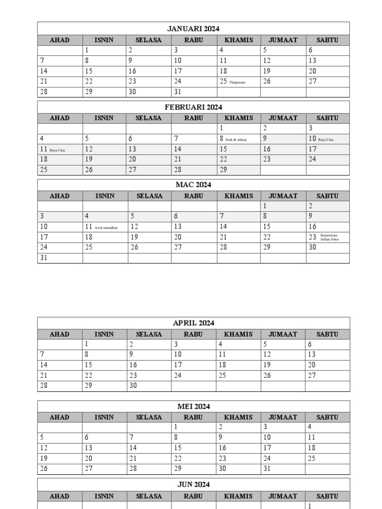 planner 2024 PDF