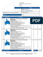 2394 Medidor de Caudal para Agua, Woltmann