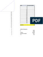 5 - Estadística - Uso Excel - Datos Agrupados - Varianza J Desviación Típica y Coeficiente Variación