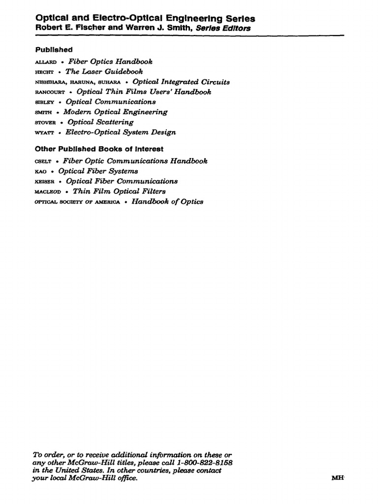 Smith Wj Modern Lens Design PDF