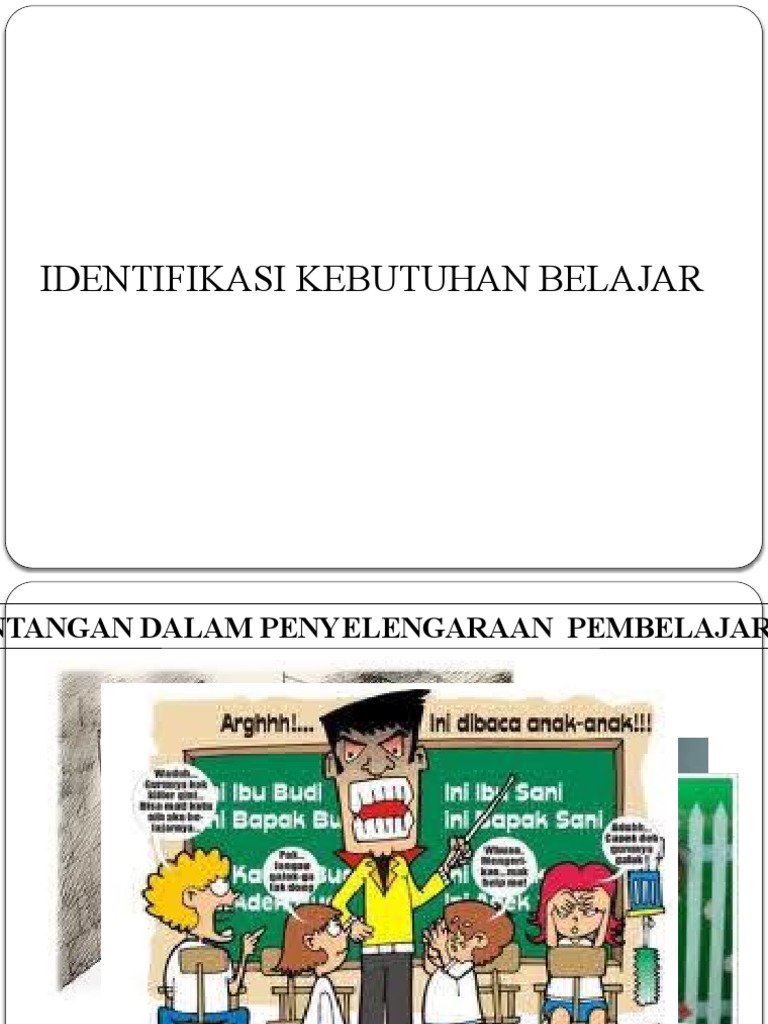 (MATERI IHT) Identifikasi Kebutuhan Belajar | PDF