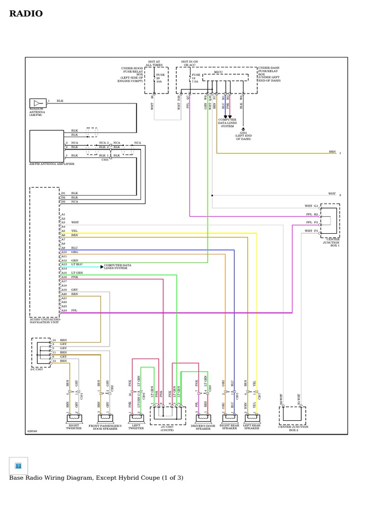 Radio Honda Civic LX 2014 System Wiring Diagrams PDF