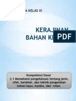 Kerajinan Bahan Keras (Pertemuan 1)