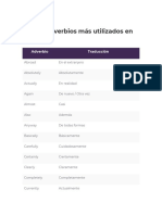 Lista de Adverbios