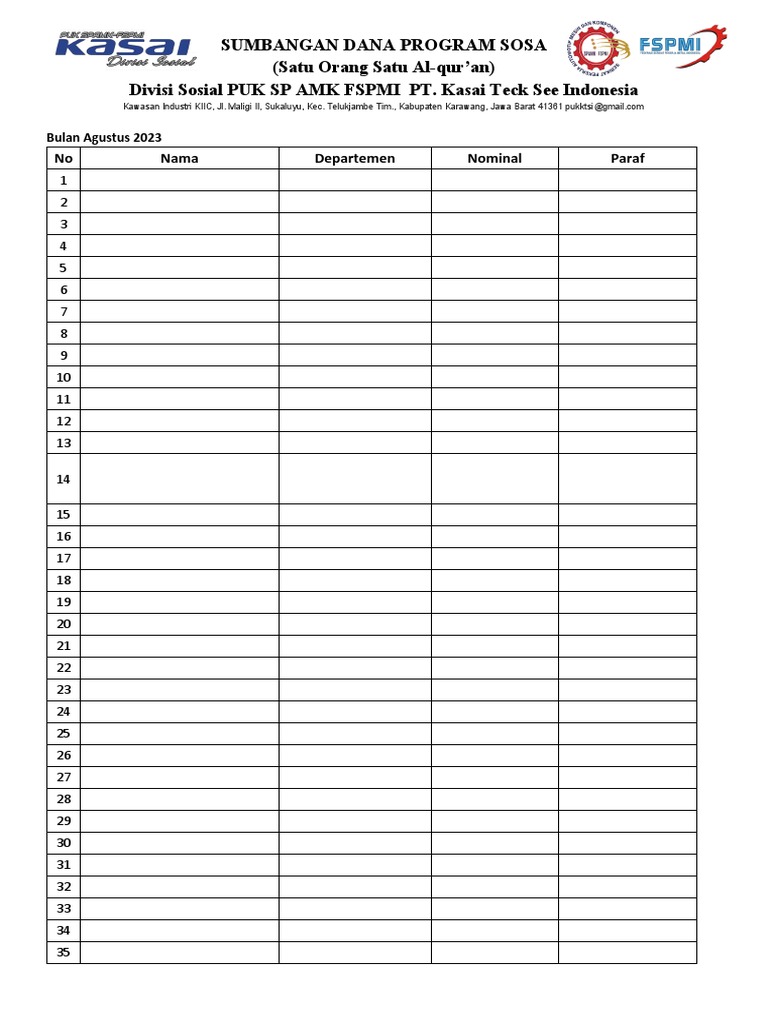 Sosa Form | PDF | Komputer