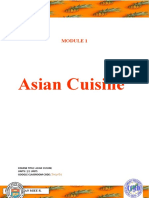 MODULE 1 Asian Cuisine