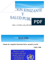 Clase Salud Publica y Radiacion Ionizacion 2018