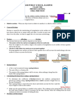 Notes Physics Viii CH12 Friction by Ankur Sharma