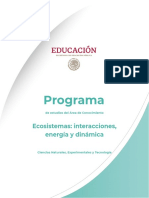 Ecosistemas, Interacciones, Energia y Dinamica CNEYT III