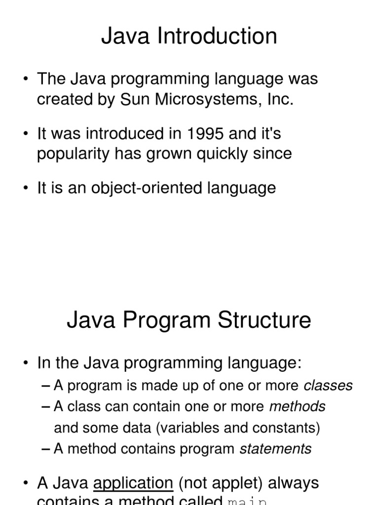 Cse 205 All Java Slides | PDF | Class (Computer Programming) | Method ...
